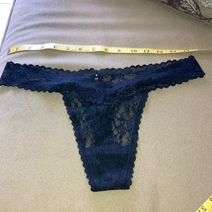 Christmas Bells -  Victoria’s Secret black lace thong with Bell on the back. 🎄